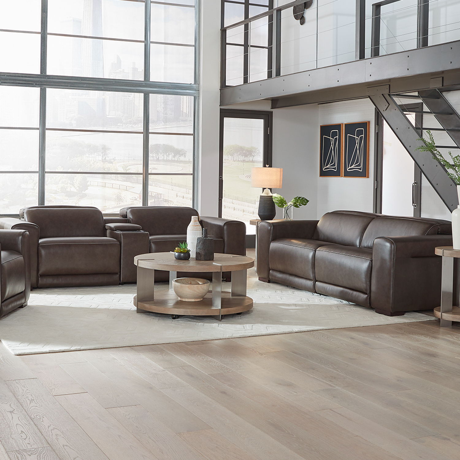 Liberty Furniture Deacon - Reclining Sofa Set | Meri Furniture
