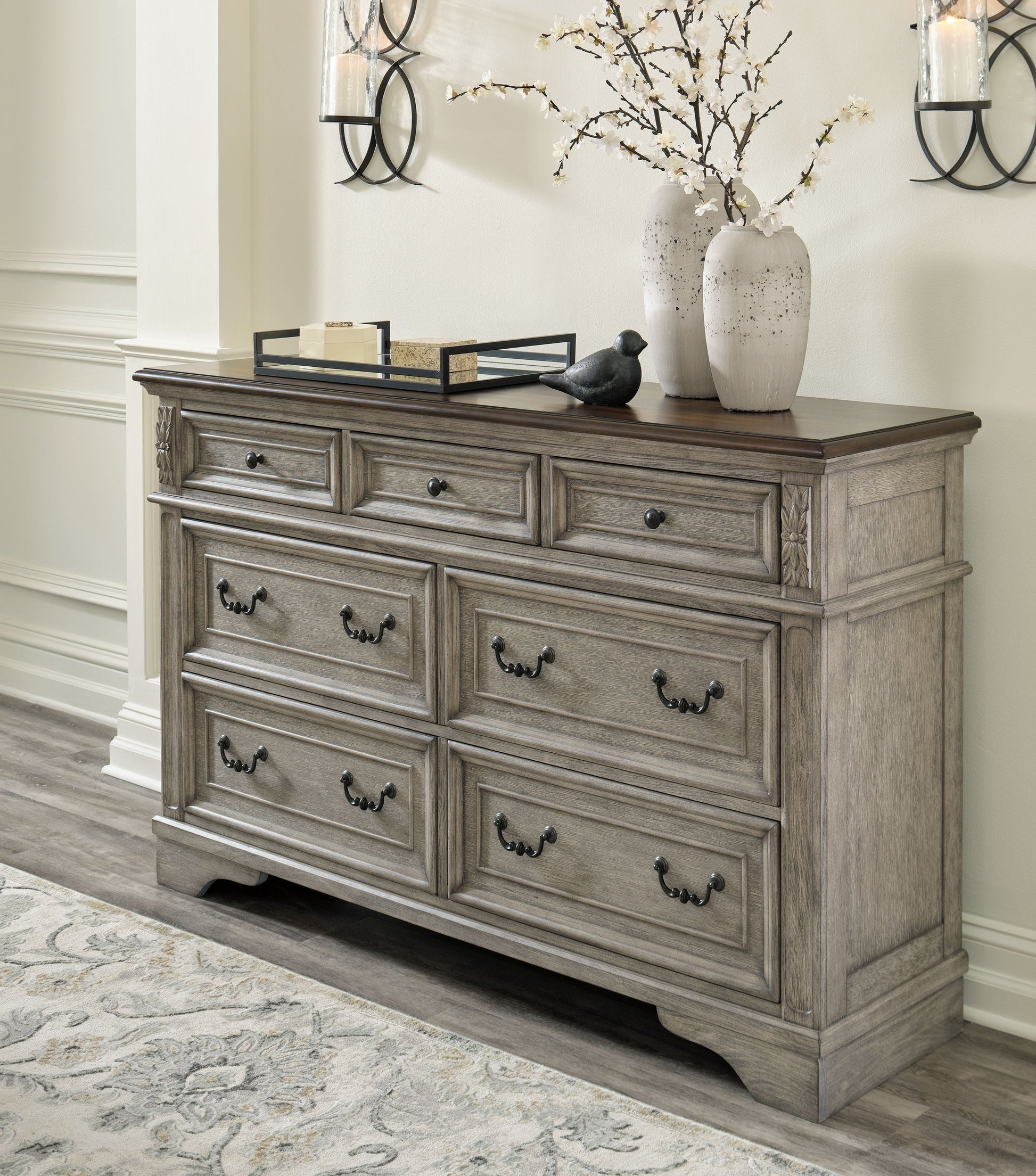 Signature Design by Ashley® Lodenbay - Antique Gray - Dresser | Meri Furniture