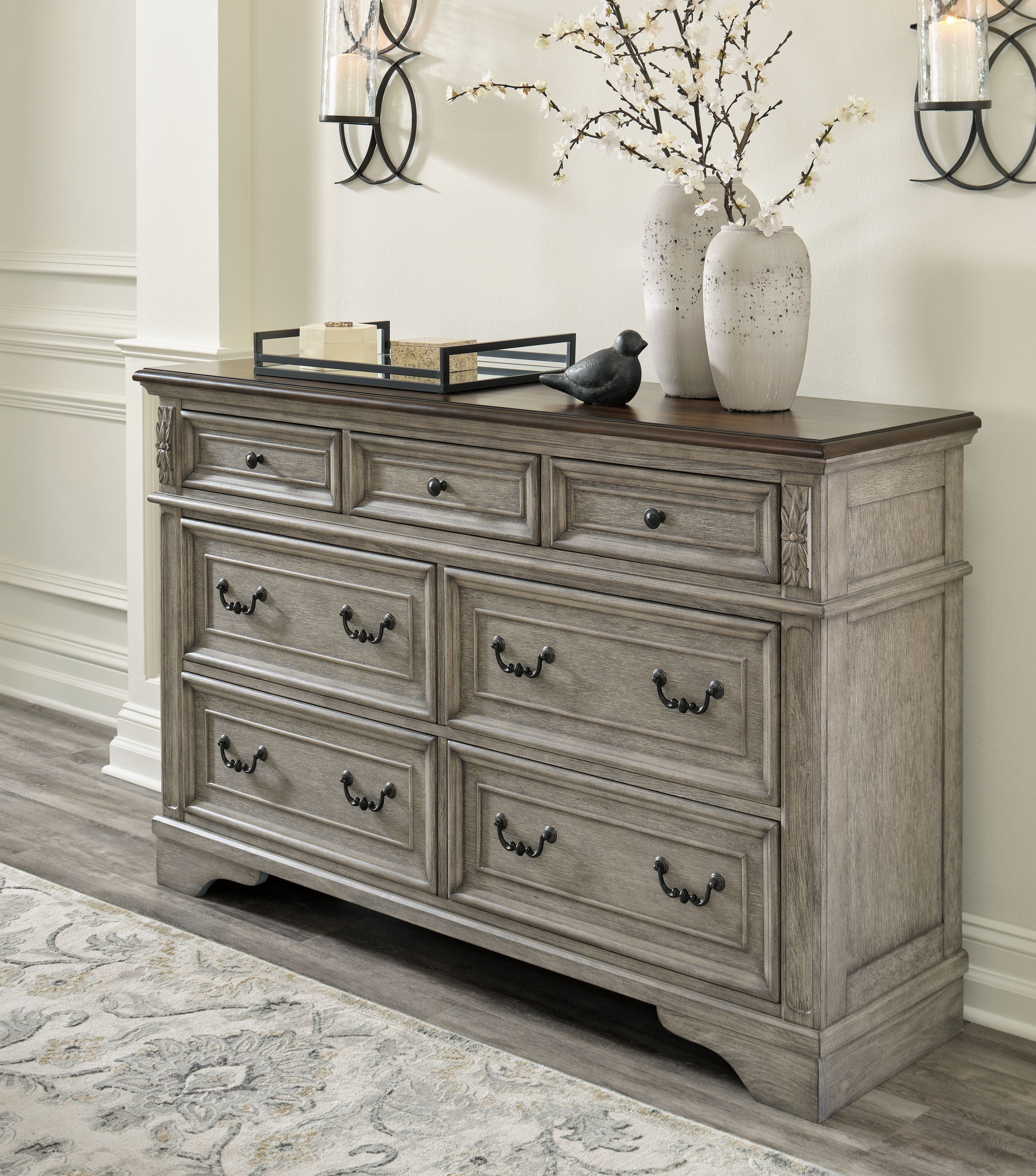 Signature Design by Ashley® Lodenbay - Antique Gray - Dresser | Meri Furniture