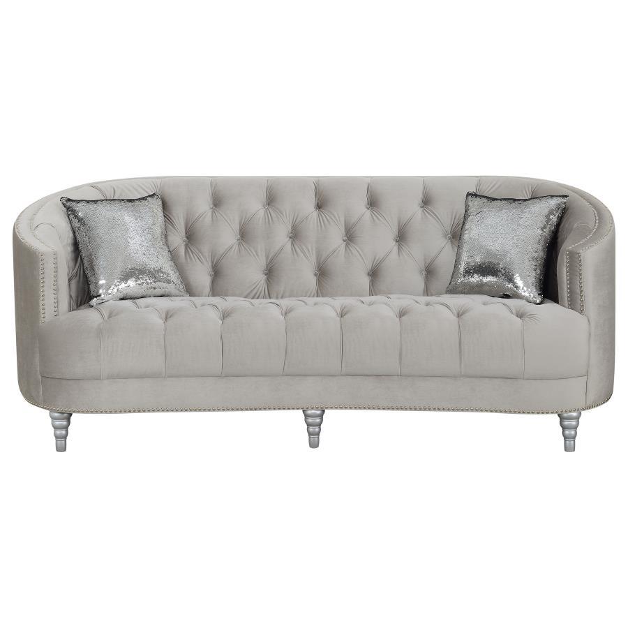 Coaster Fine Furniture Avonlea - Upholstered Sloped Arm Sofa Set Velvet | Meri Furniture