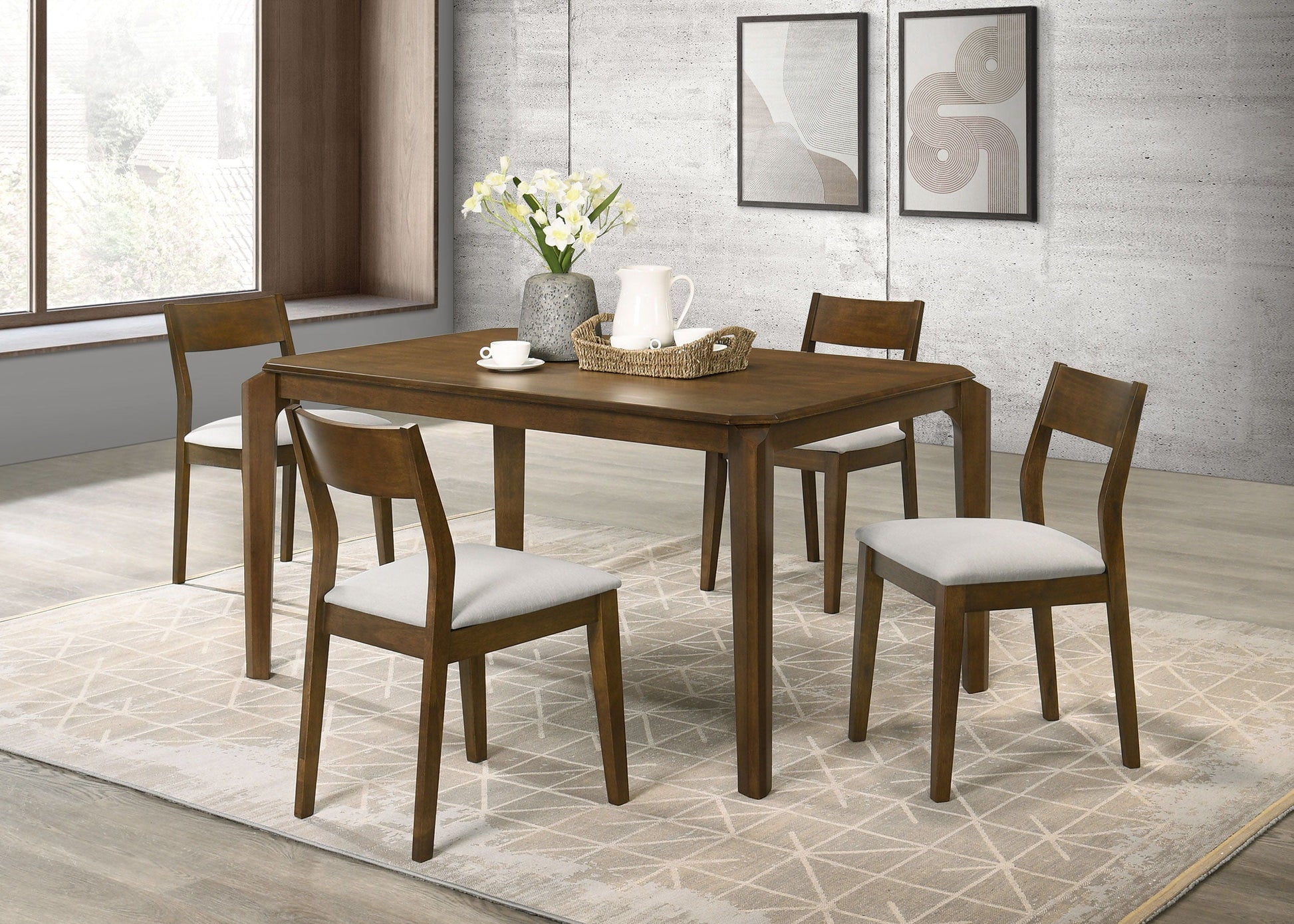 Coaster Fine Furniture Almonte - Rectangular Dining Set | Meri Furniture