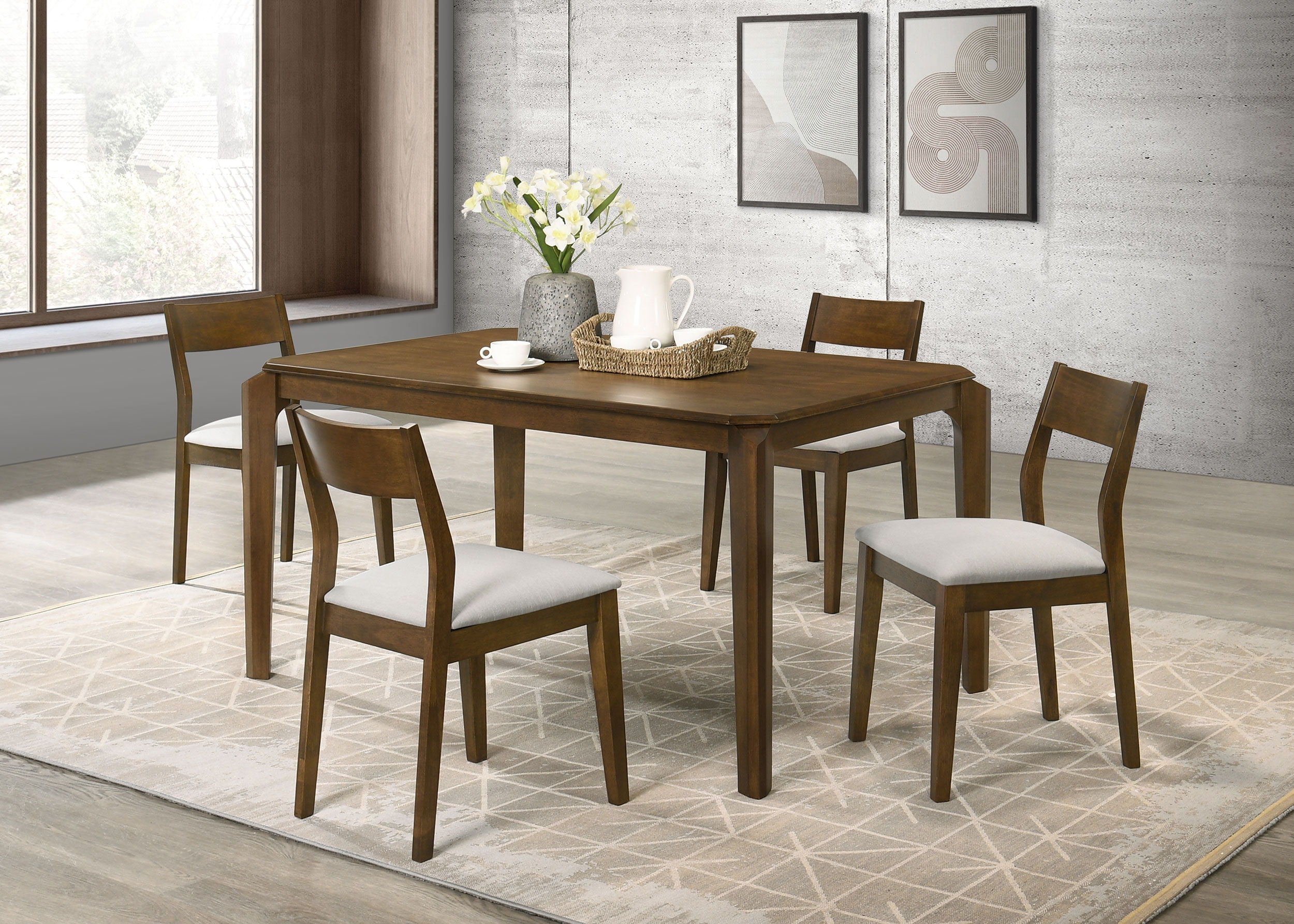 Coaster Fine Furniture Almonte - Rectangular Dining Set | Meri Furniture