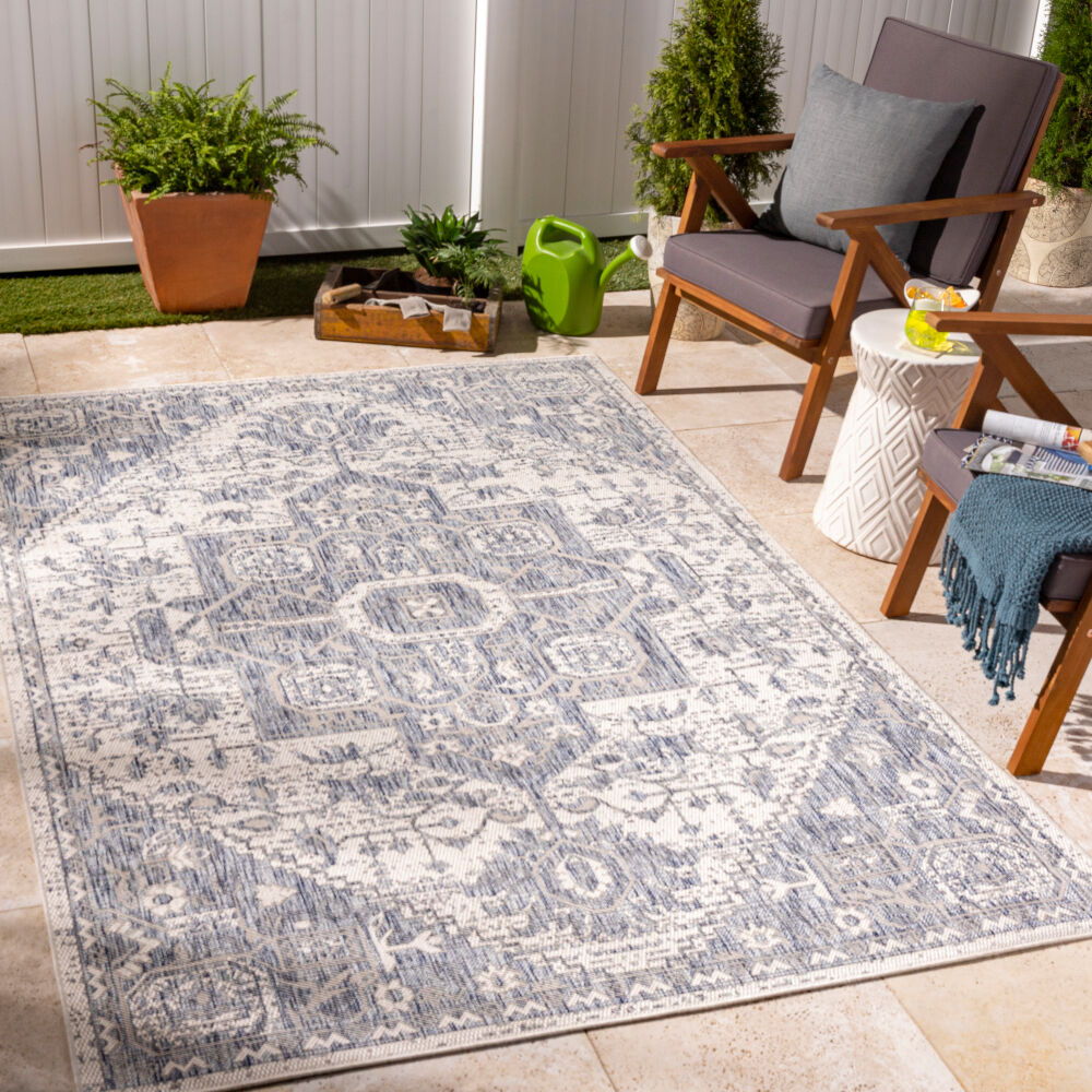 Tuareg Machine Woven Rug