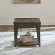 Liberty Furniture Arrowcreek - End Table - Dark Brown | Meri Furniture