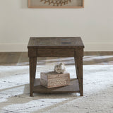 Liberty Furniture Arrowcreek - End Table - Dark Brown | Meri Furniture