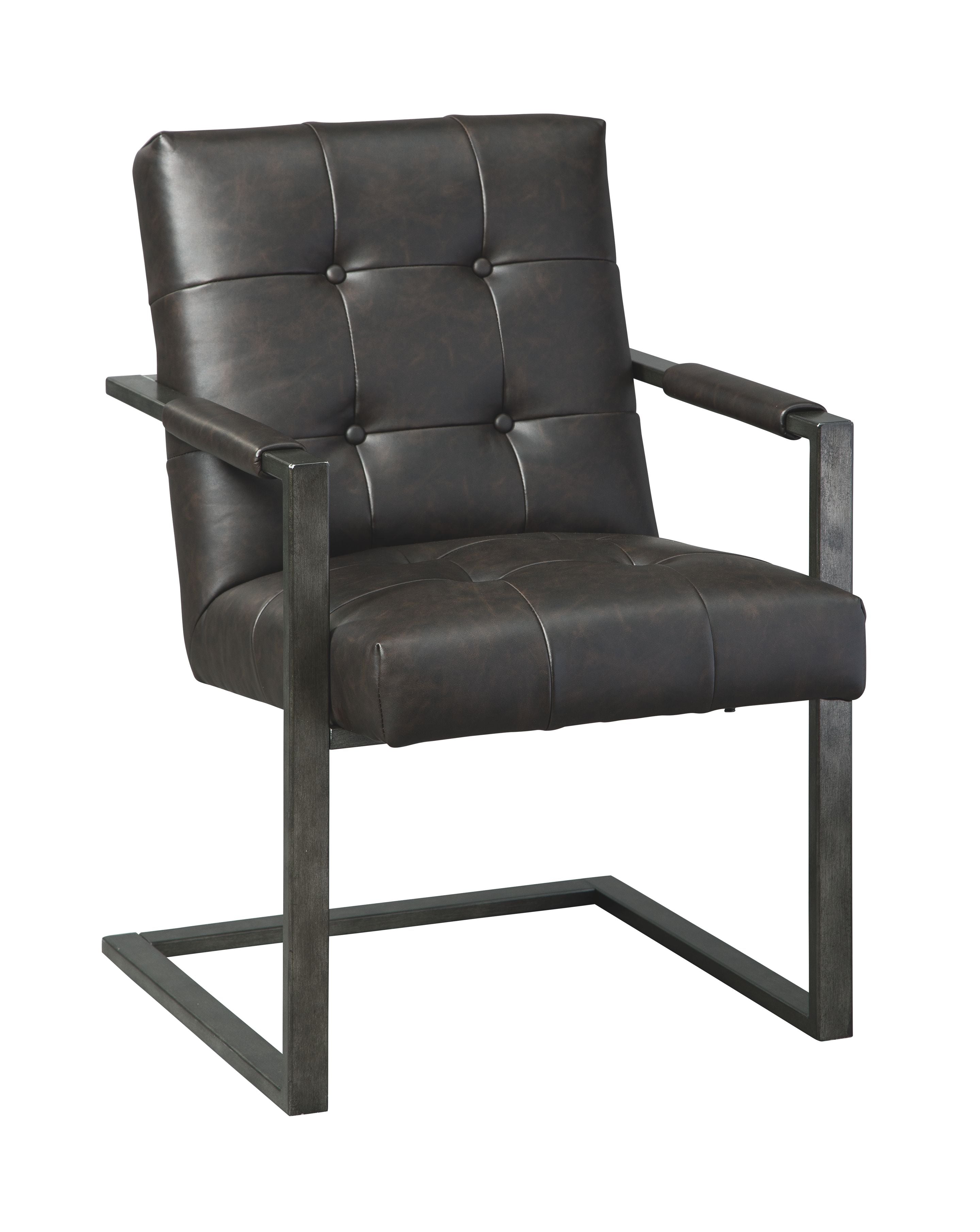 Ashley Furniture Starmore - Black - Home Office Desk Chair (Set of 2) | Meri Furniture