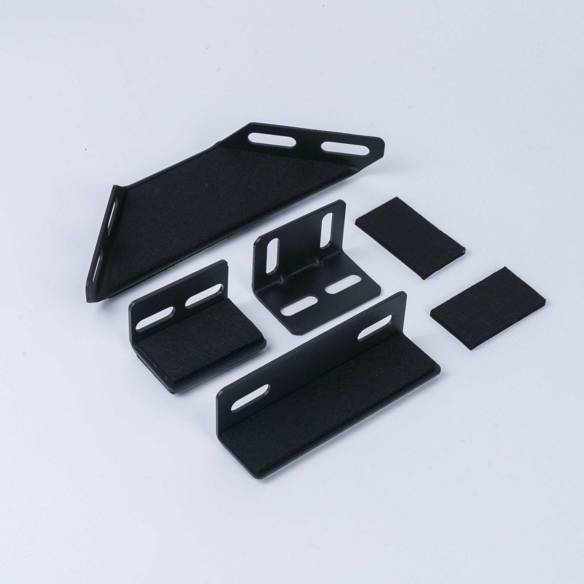 Upholstered Platform Bed With Special Shaped Velvet Headboard