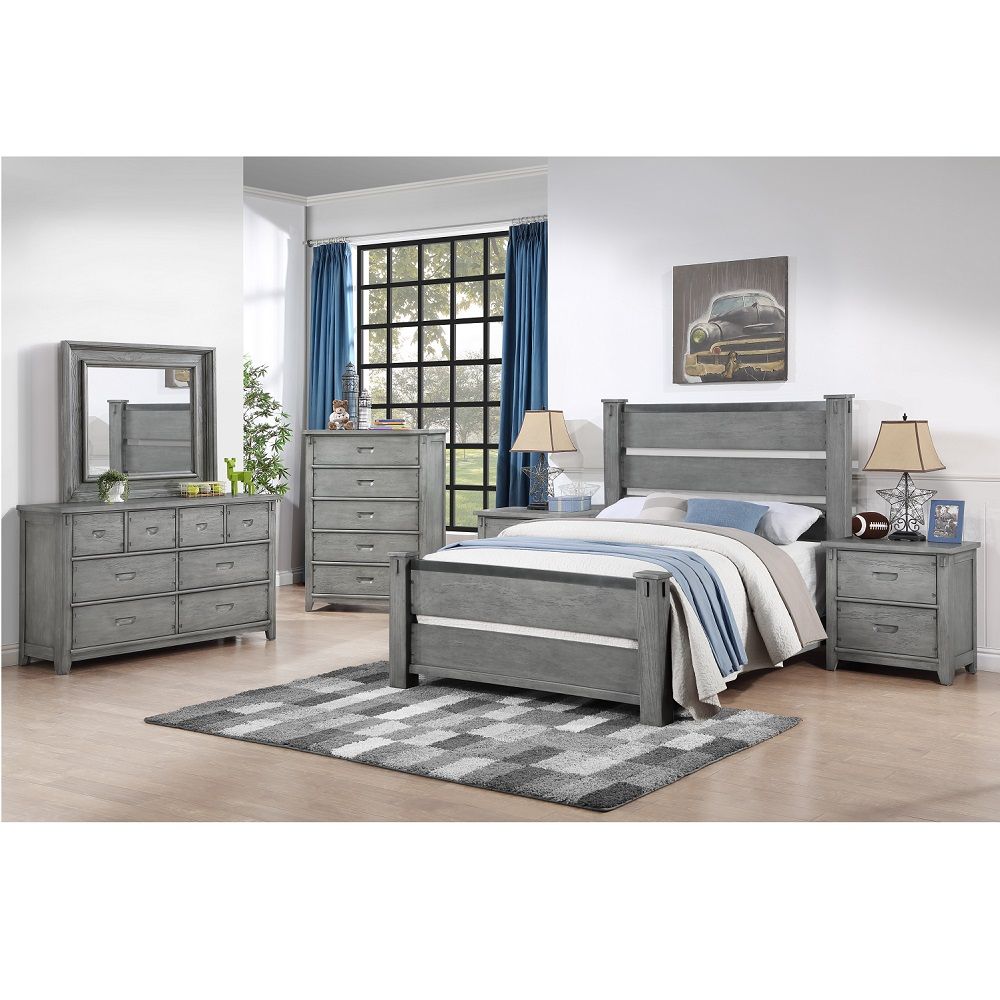 ACME Veda - Mirror - Gray | Meri Furniture