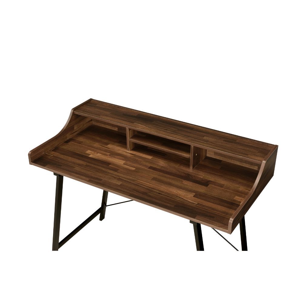 ACME Sange - Desk - Walnut & Black | Meri Furniture