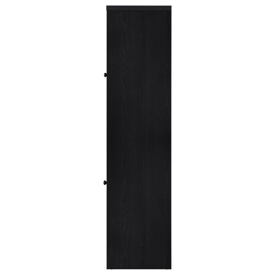 Denison - 3 Piece Entertainment Center 79" TV Stand - Black