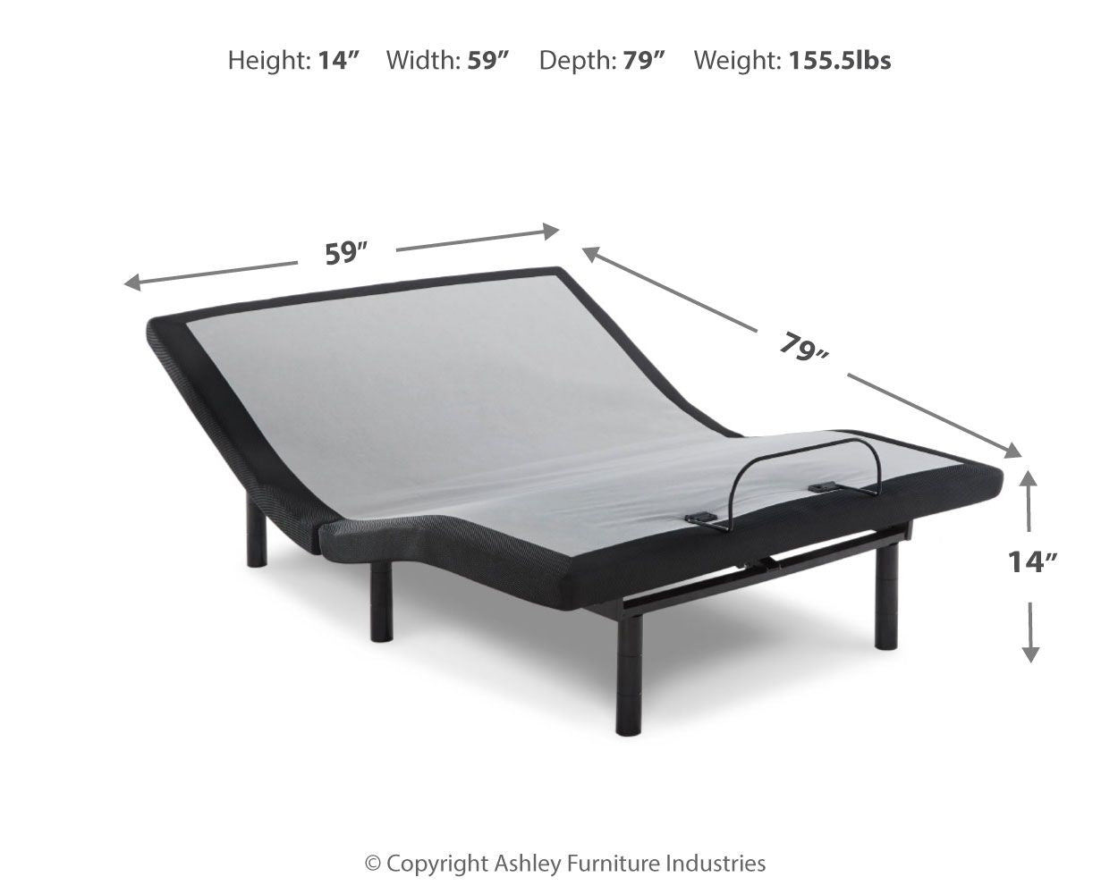 Ashley Sleep® Align Best Adjustable Base | Meri Furniture