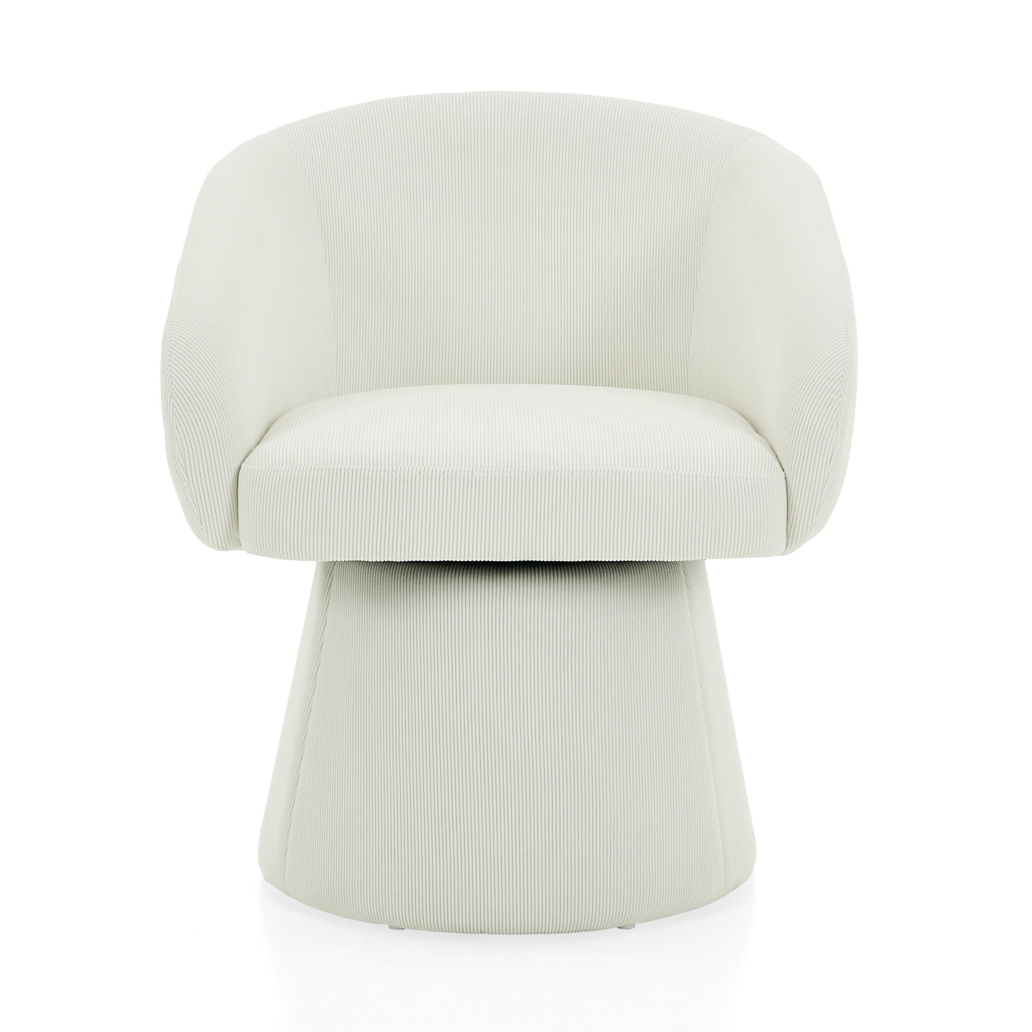 Modern Swivel Accent Chair With Ergonomic Barrel Design