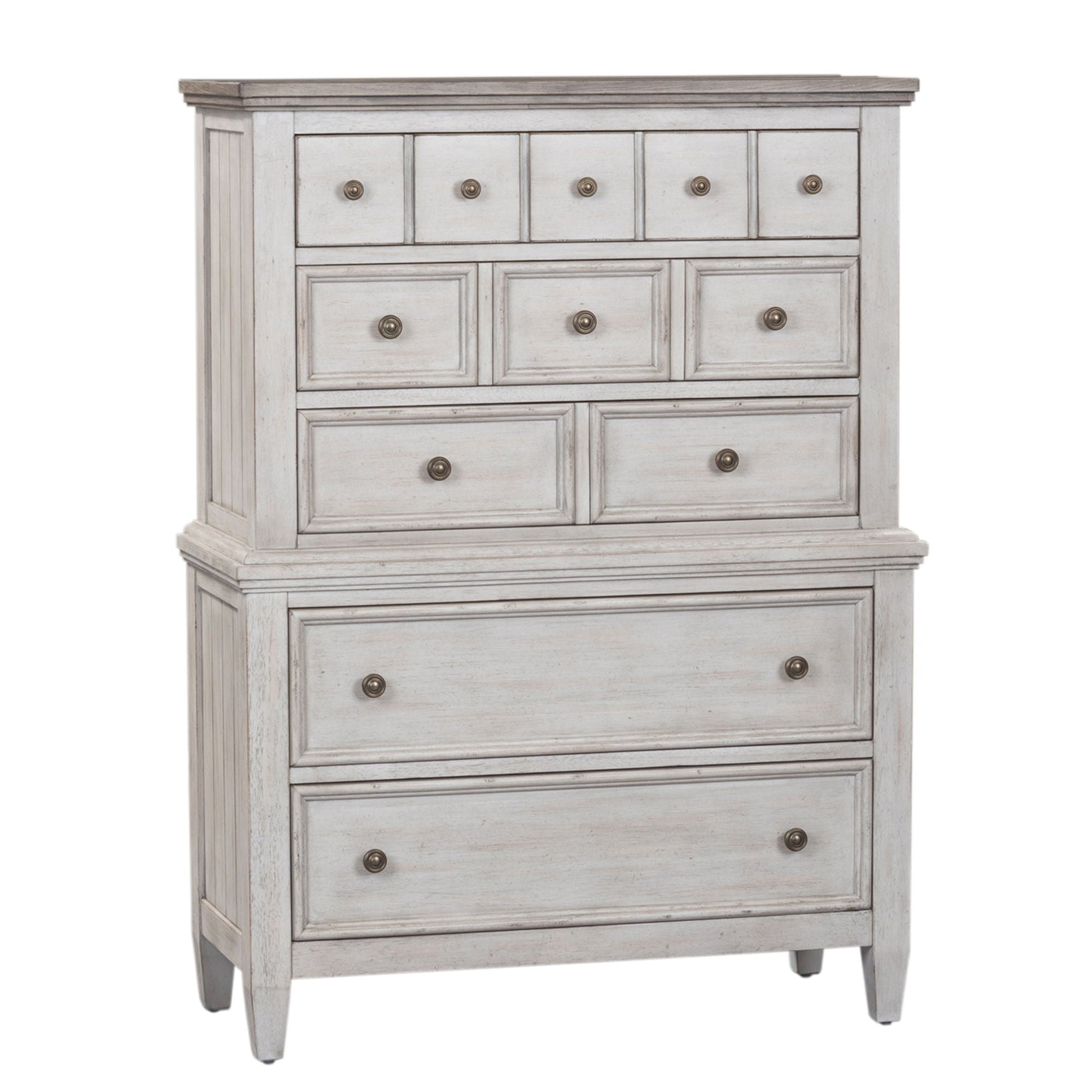 Liberty Furniture Heartland - 5 Drawer Chest - White | Meri Furniture