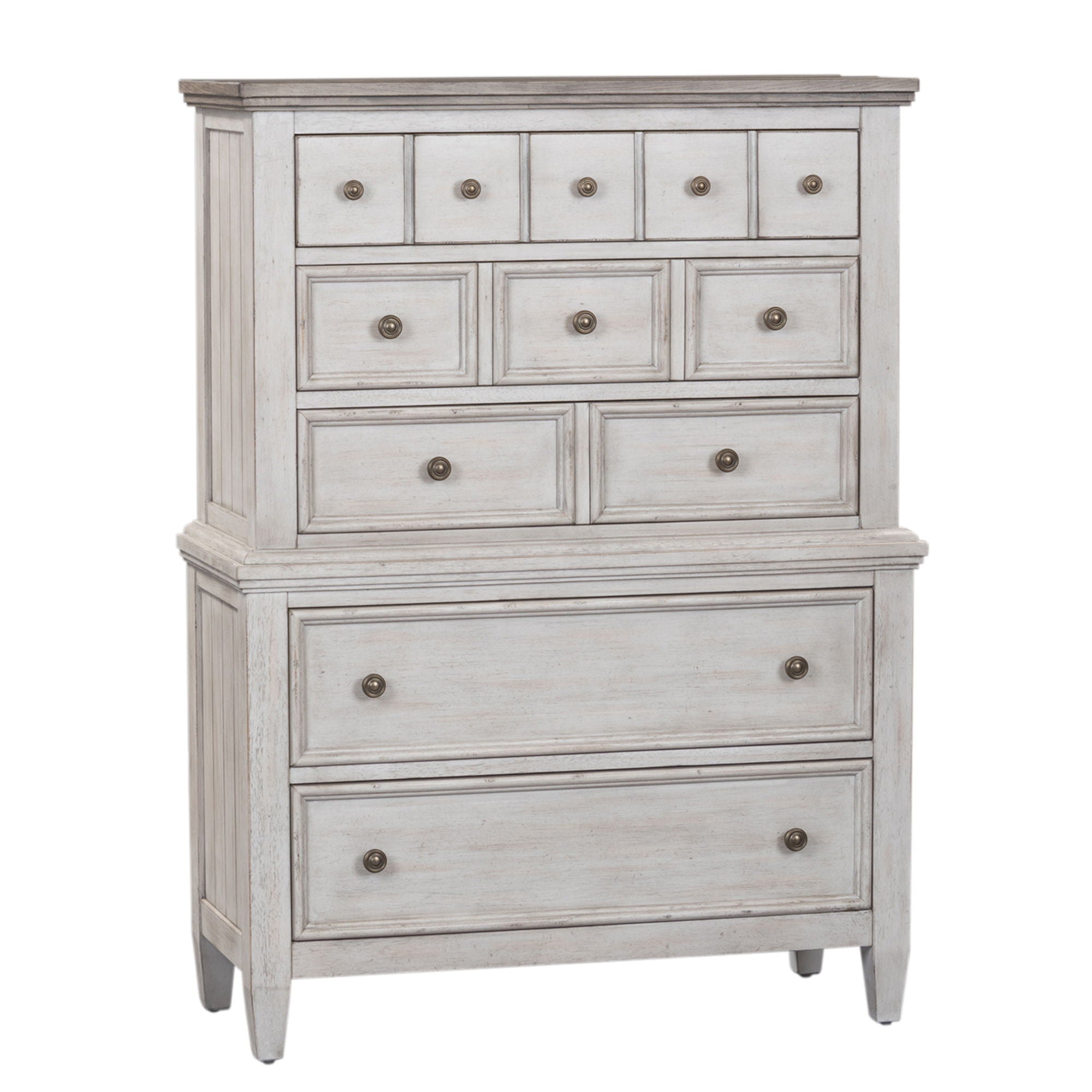 Liberty Furniture Heartland - 5 Drawer Chest - White | Meri Furniture