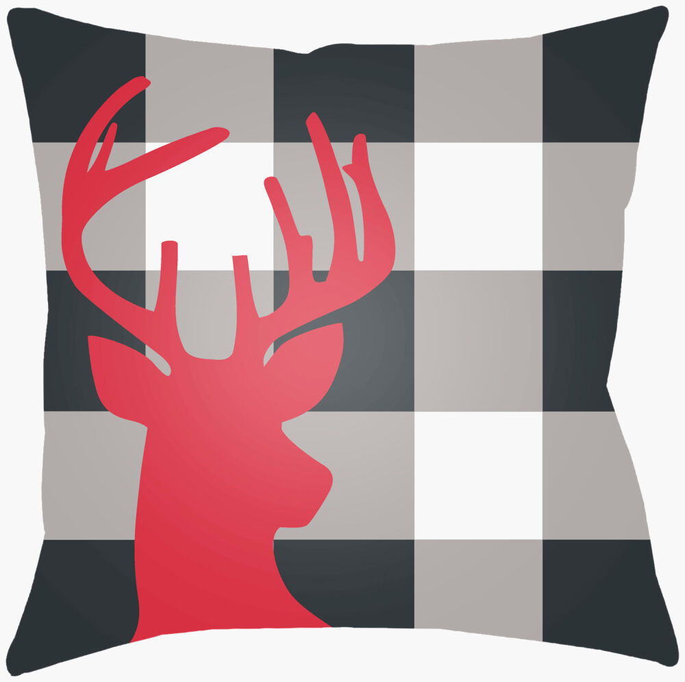 Reindeer Buffalo Pillow