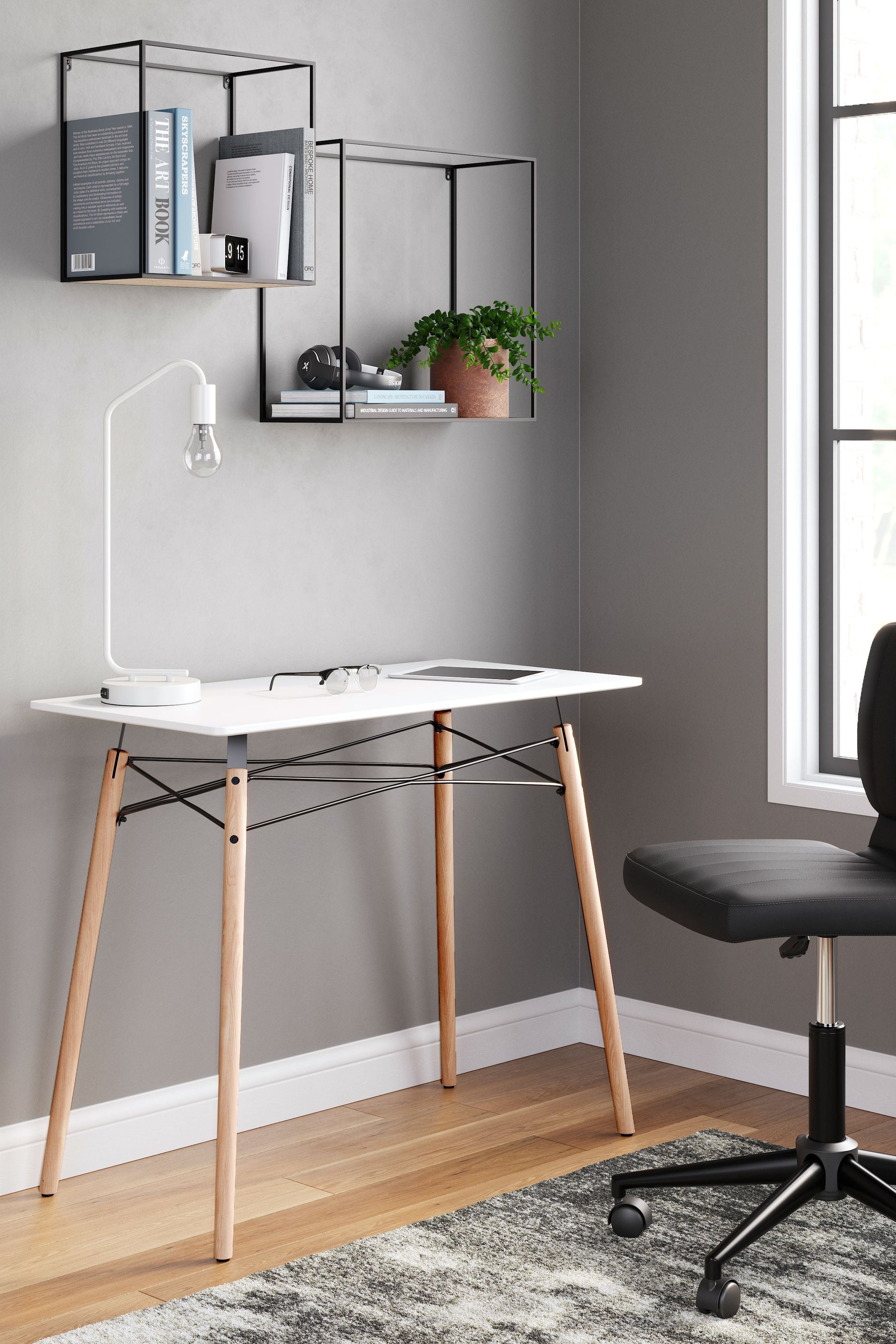 Signature Design by Ashley® Jaspeni - Home Office Desk | Meri Furniture
