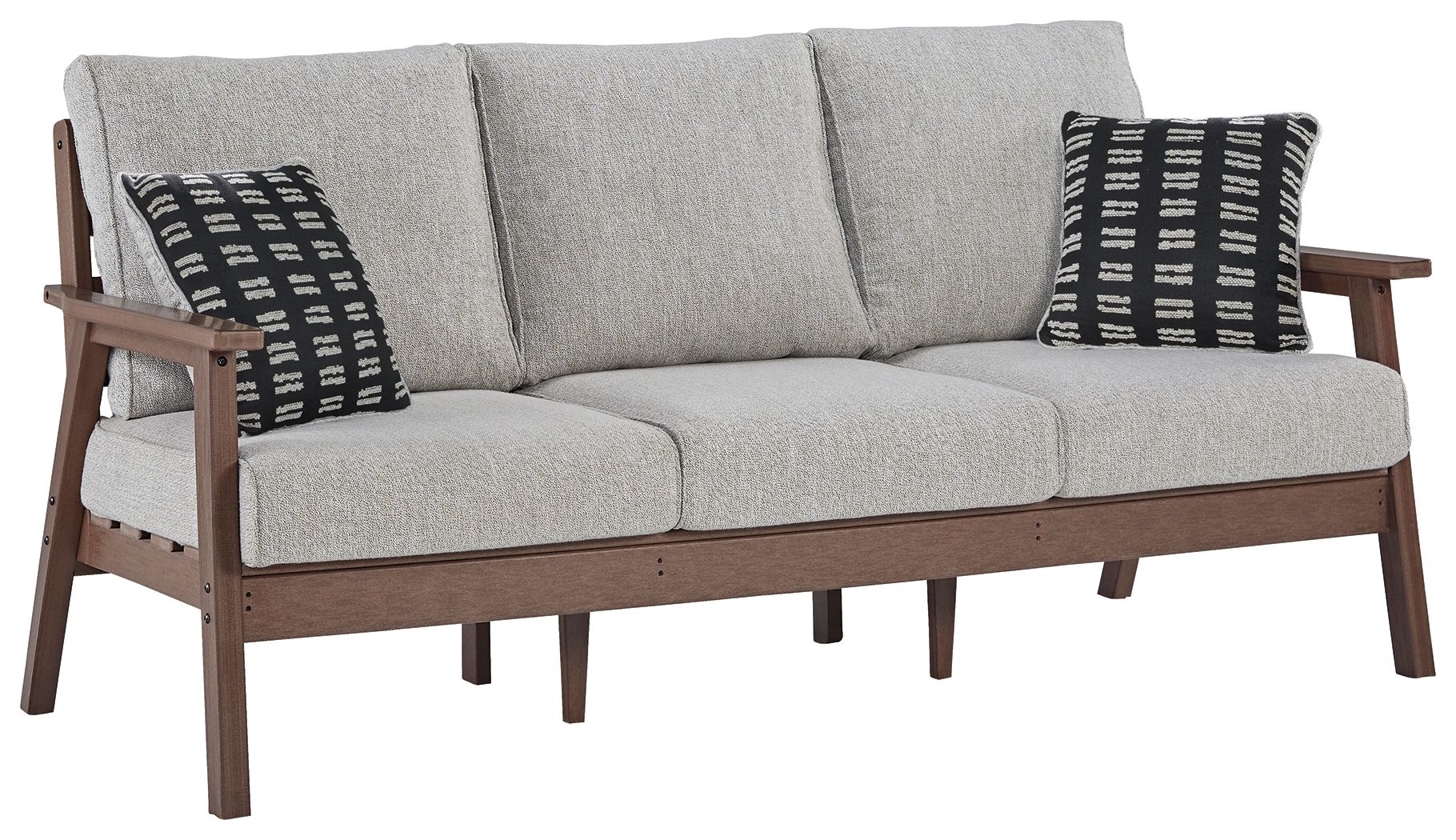 Signature Design by Ashley® Emmeline - Brown / Beige - Sofa With Cushion | Meri Furniture