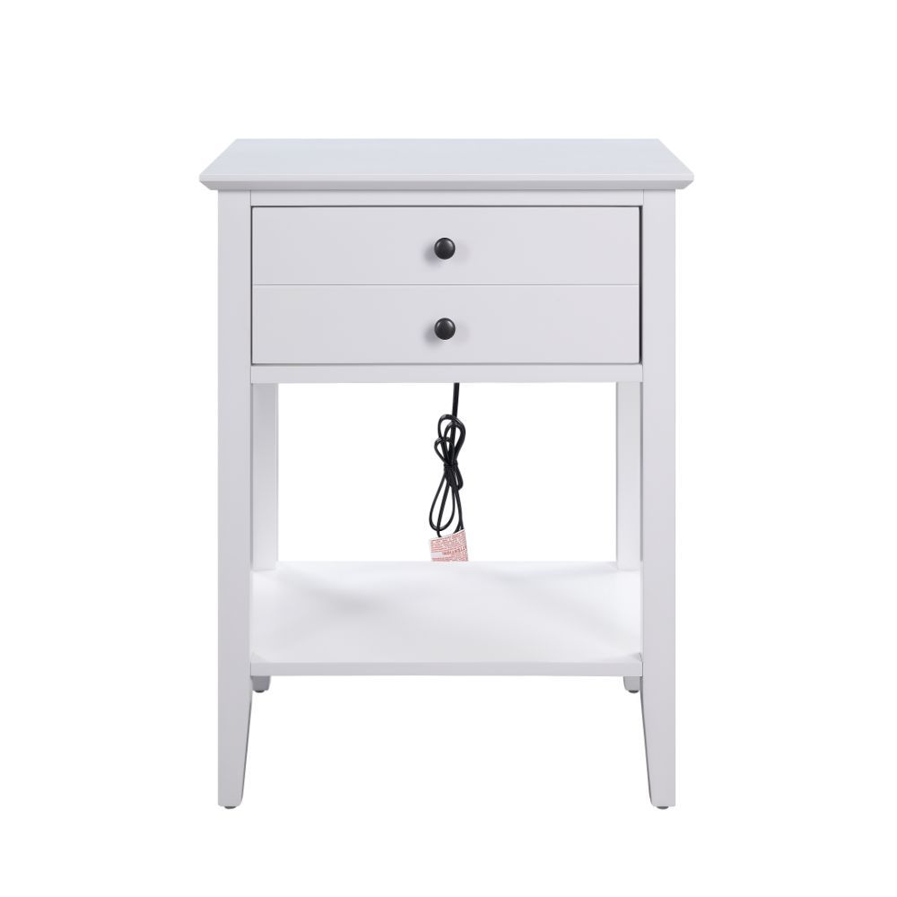 ACME Grardor - Accent Table (USB Charging Dock) | Meri Furniture