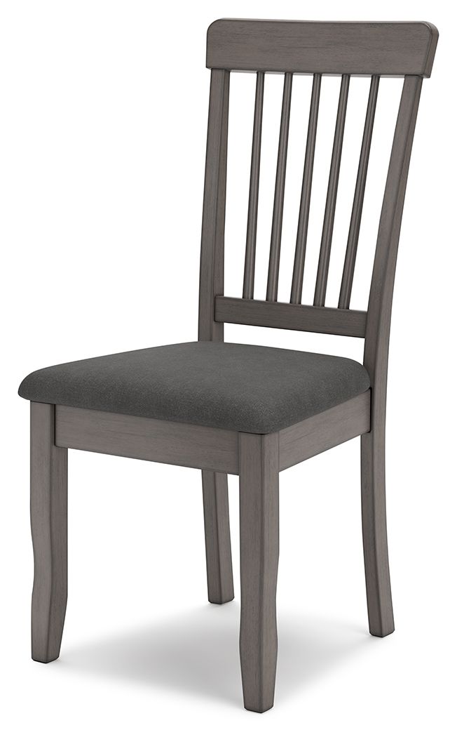 Signature Design by Ashley® Shullden - Gray - Dining Room Side Chair (Set of 2) | Meri Furniture