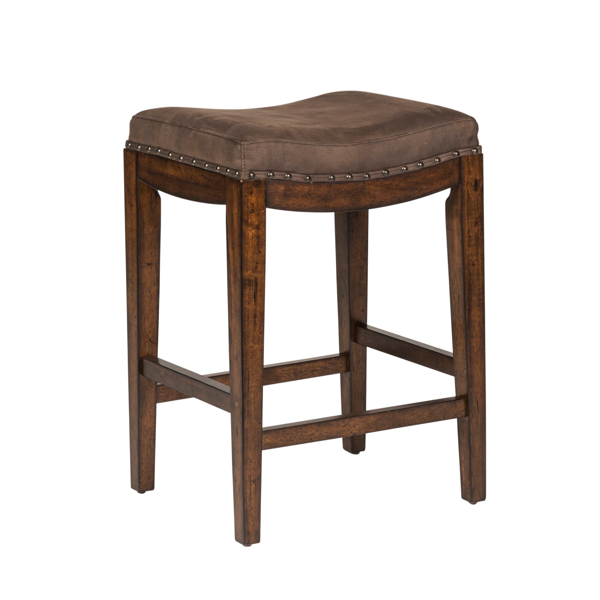Liberty Furniture Aspen Skies - Uph Console Stool | Meri Furniture