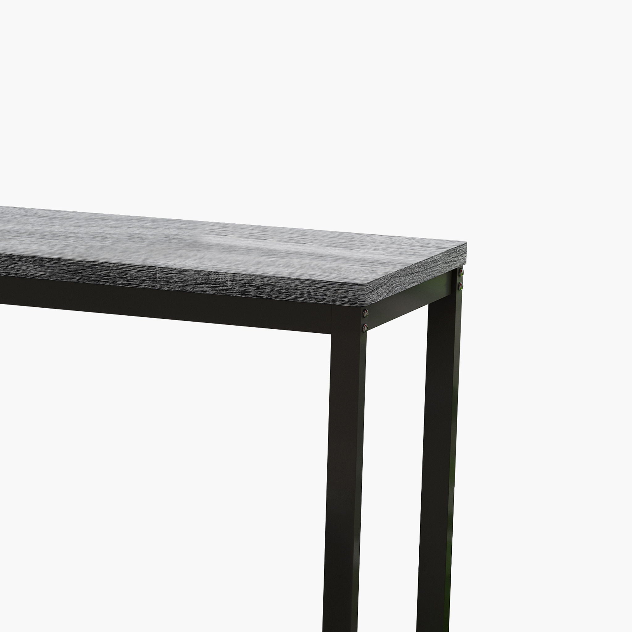 Modern Design Long Dining Table Set With 3 Stools