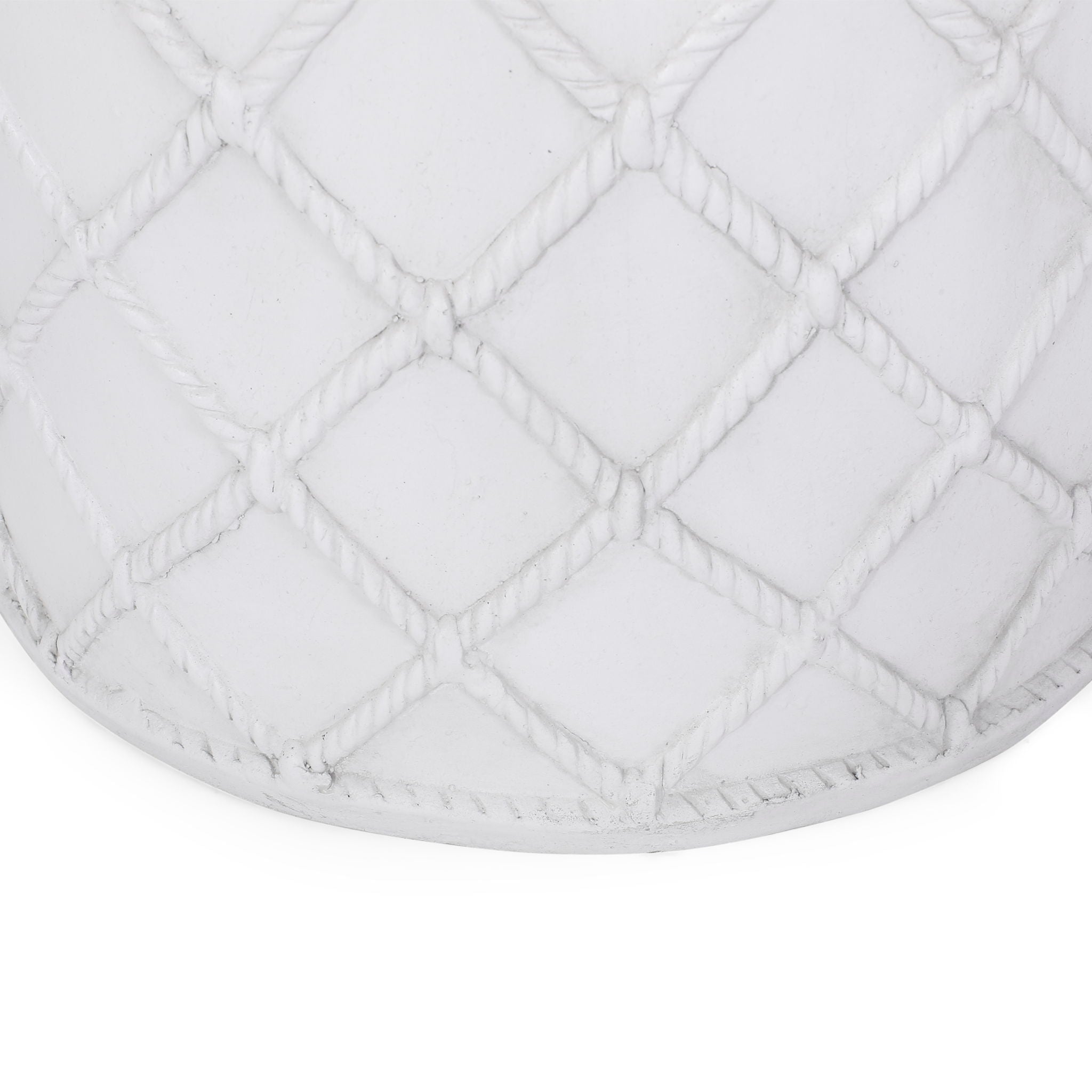 End Table, Outdoor - Antique White