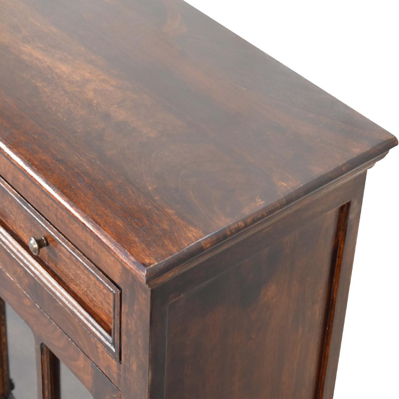 Glazed Sideboard - Walnut