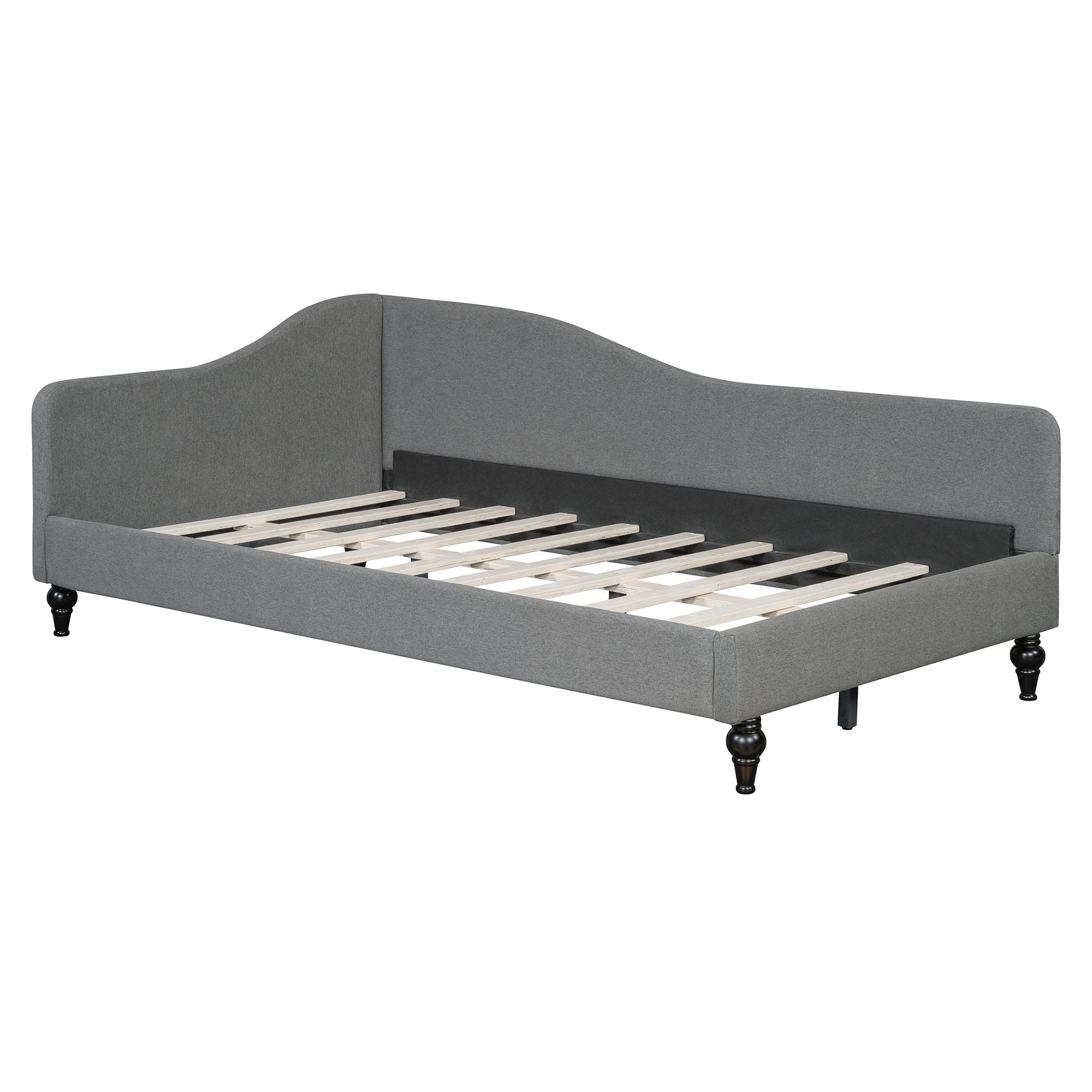 Modern L Shaped Linen Daybed With Legs