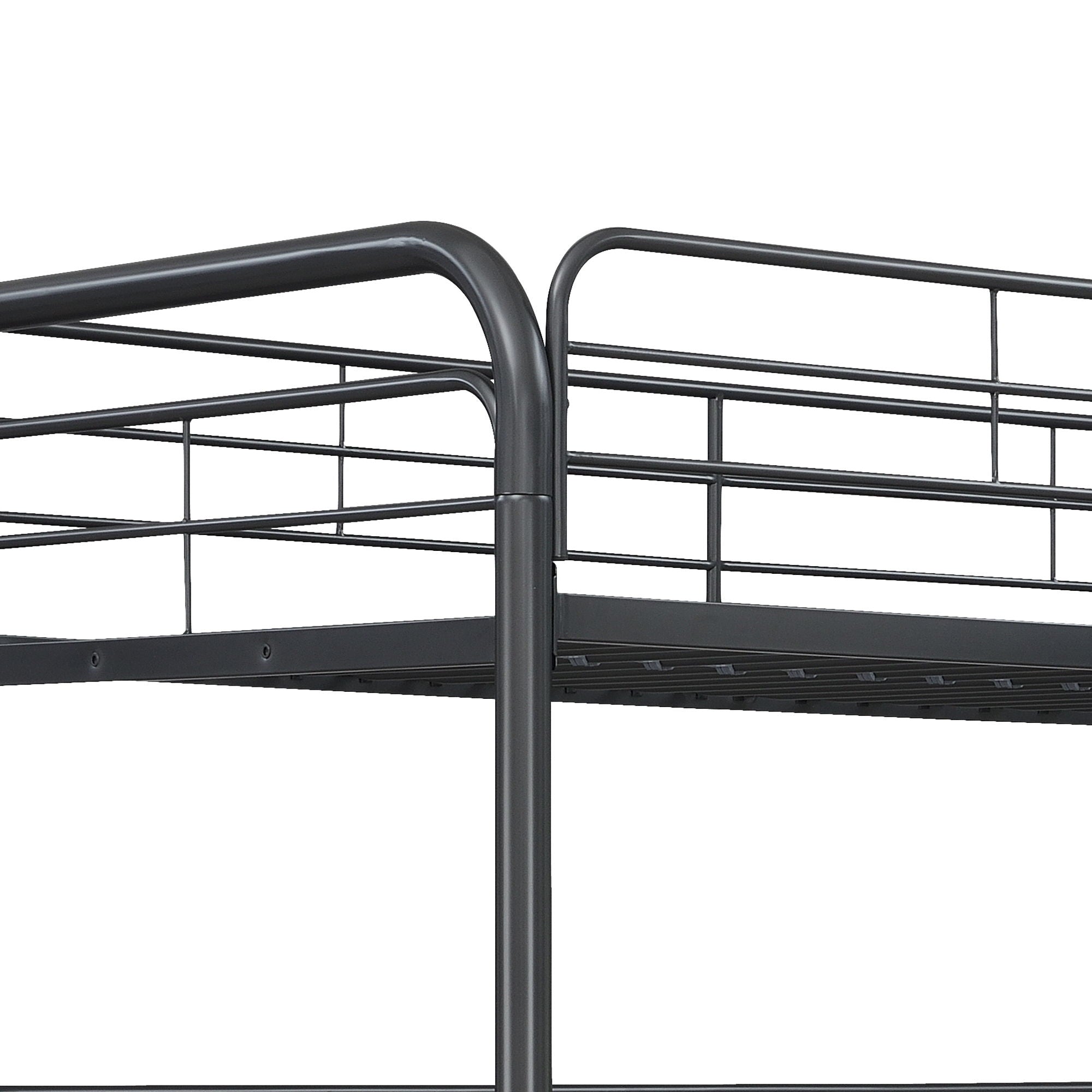Modern Triple Bunk Bed, Durable Metal Frame