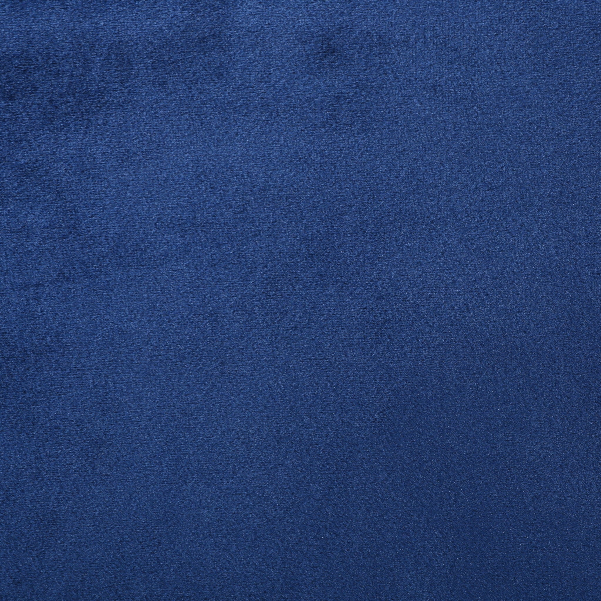 Mid Century Ottoman Velvet With Button Tufting With Birch Wood Legs - Navy Blue