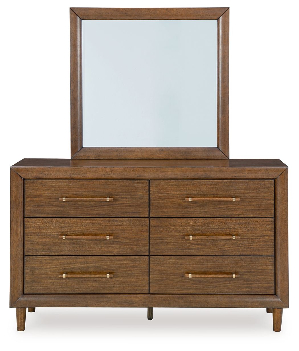 Signature Design by Ashley® Lyncott - Brown - Dresser And Mirror | Meri Furniture