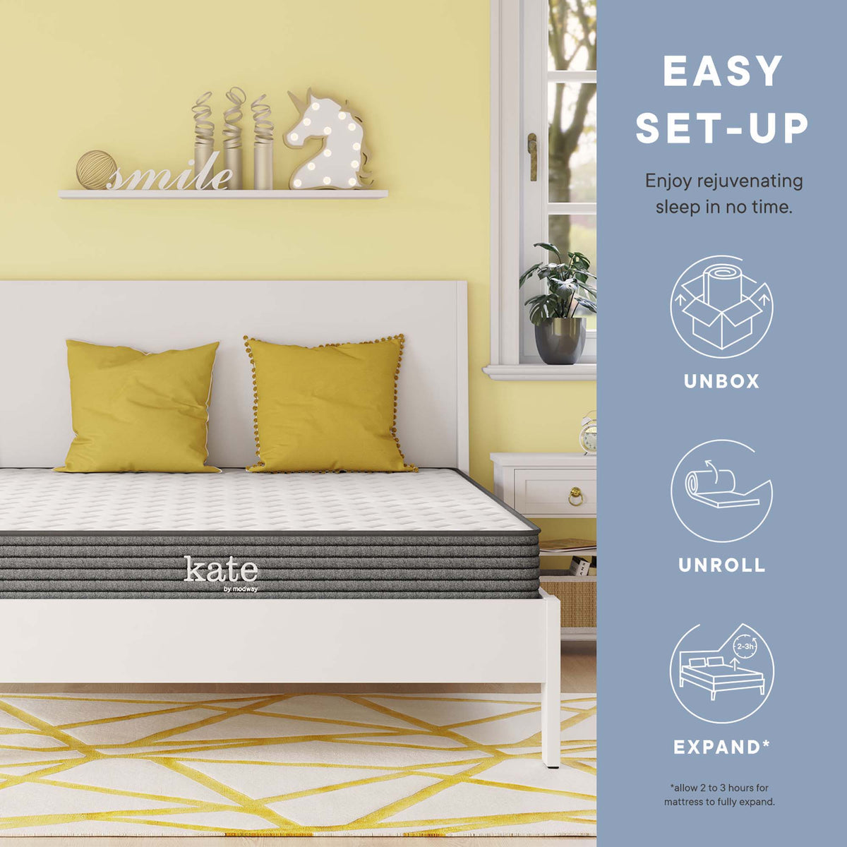 Kate 6" Full Mattress by Modway