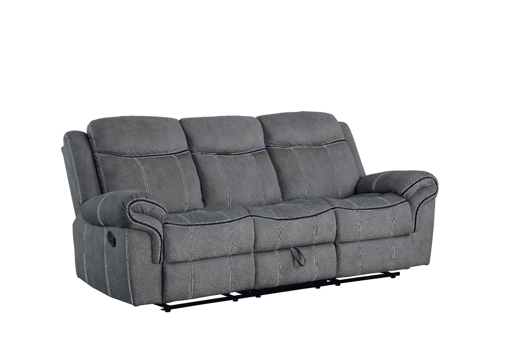 ACME Zubaida - Sofa w/USB Dock & Console(Motion) | Meri Furniture