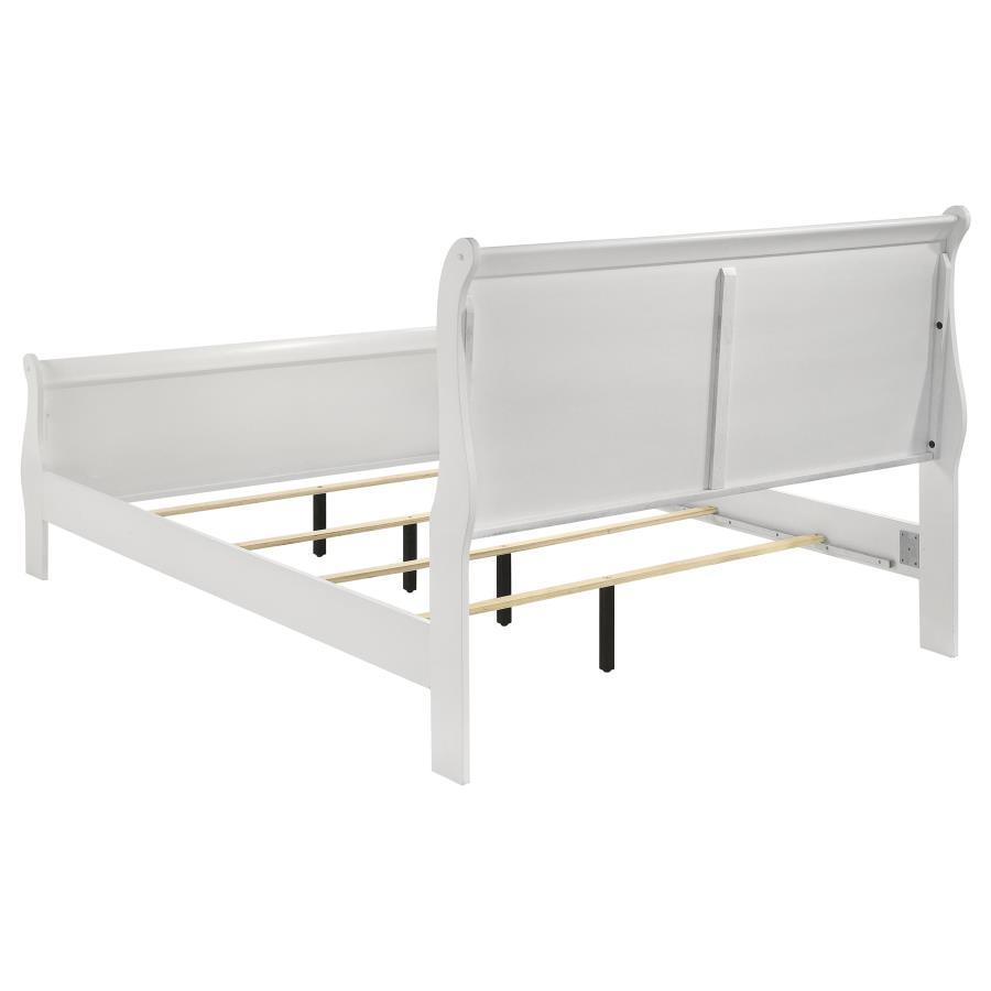 Coaster Fine Furniture Louis Philippe - Sleigh Panel Bed | Meri Furniture
