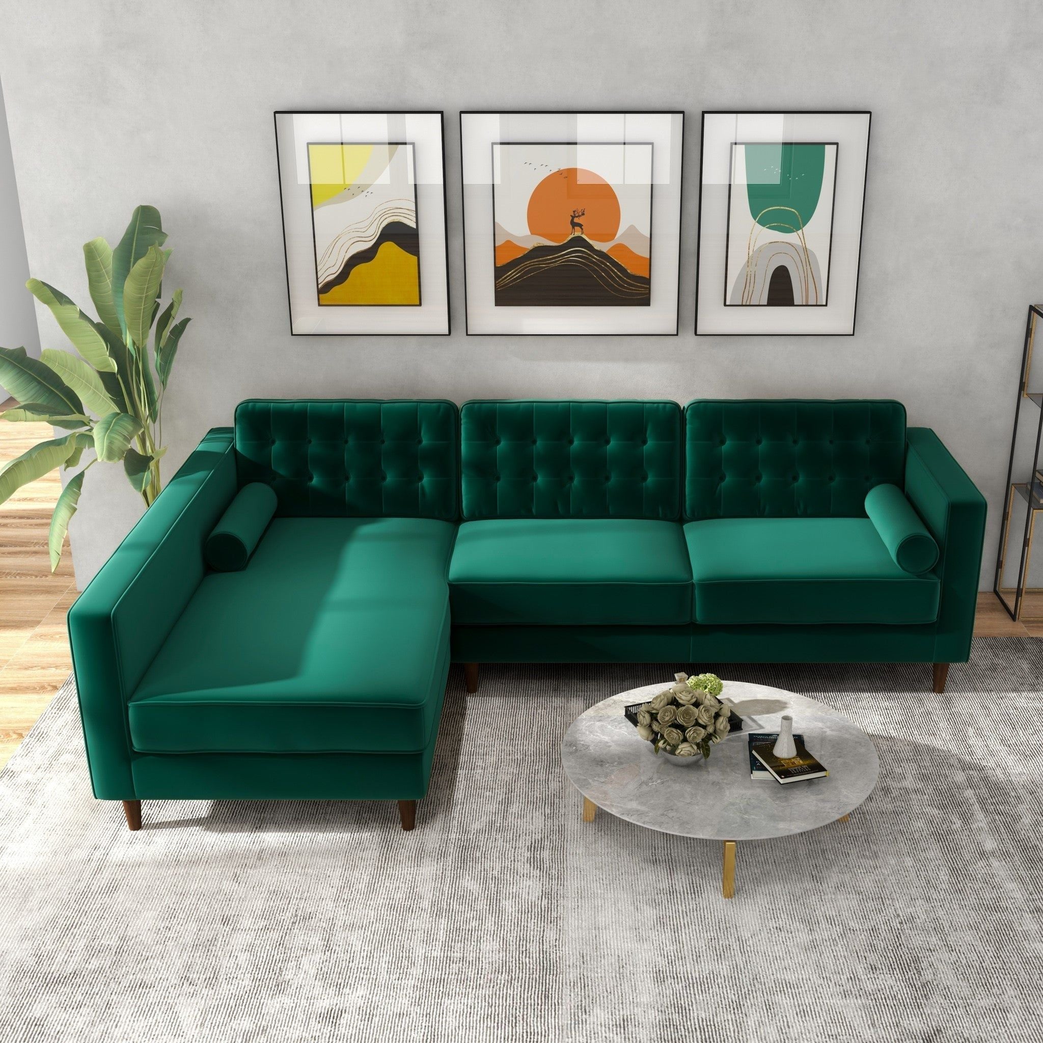 Christian - Mid-Century Modern Design Sectional Sofa