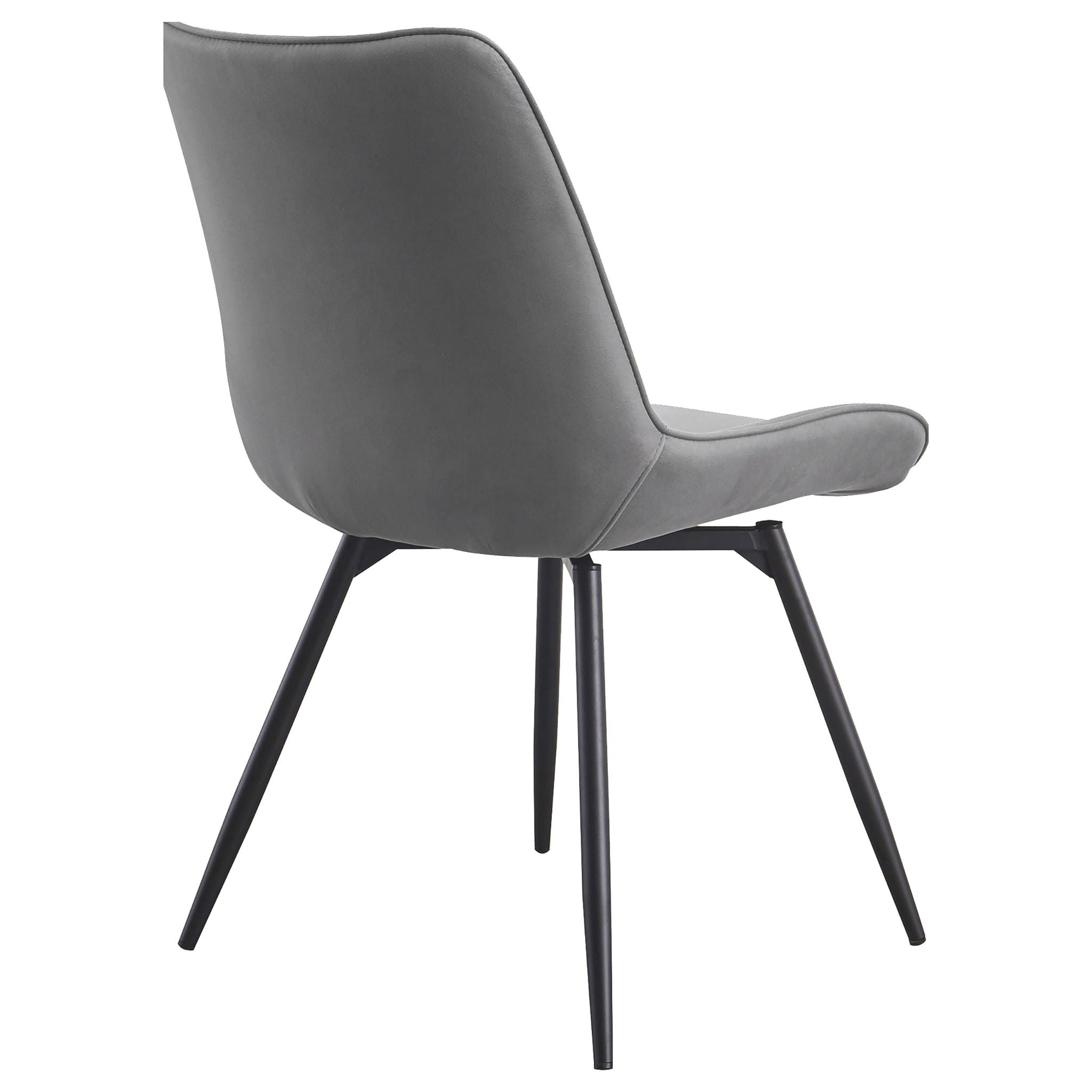 Tufted Swivel Dining Chairs (Set of 2) - Gray