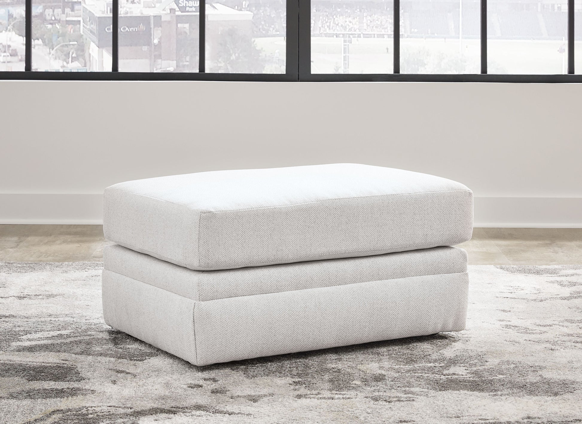 Ashley® Maitelynn - Chalk - Ottoman | Meri Furniture