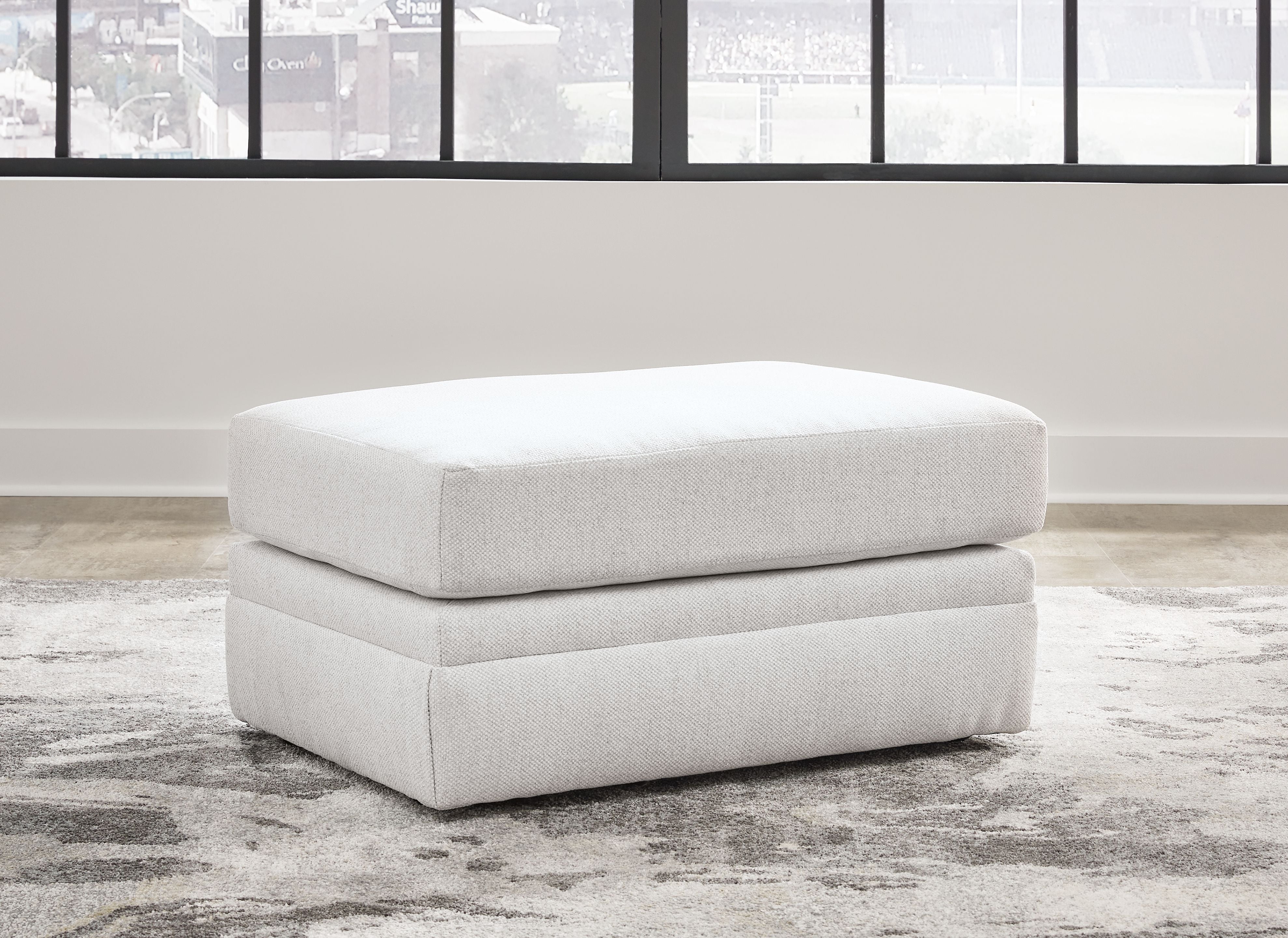 Ashley® Maitelynn - Chalk - Ottoman | Meri Furniture
