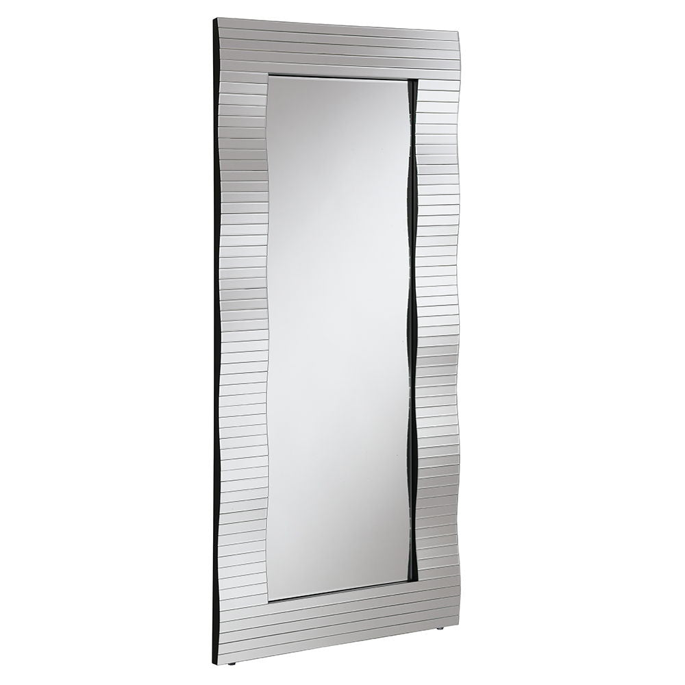 ACME Dominic - Floor Mirror - Pearl Silver | Meri Furniture