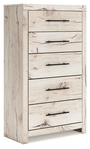 Lawroy - Five Drawer Chest - Light Natural