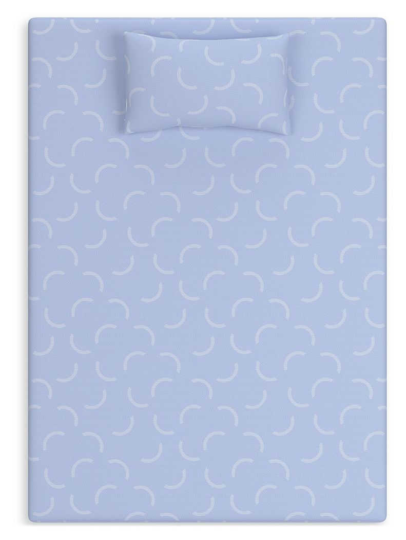 Sierra Sleep® by Ashley Ikidz Ocean - Mattress And Pillow Set of 2 | Meri Furniture