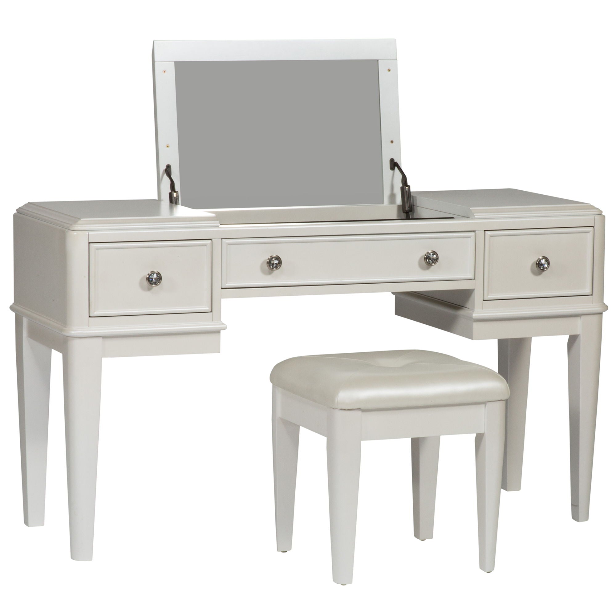 Liberty Furniture Stardust - 2 Piece Vanity Set - White | Meri Furniture
