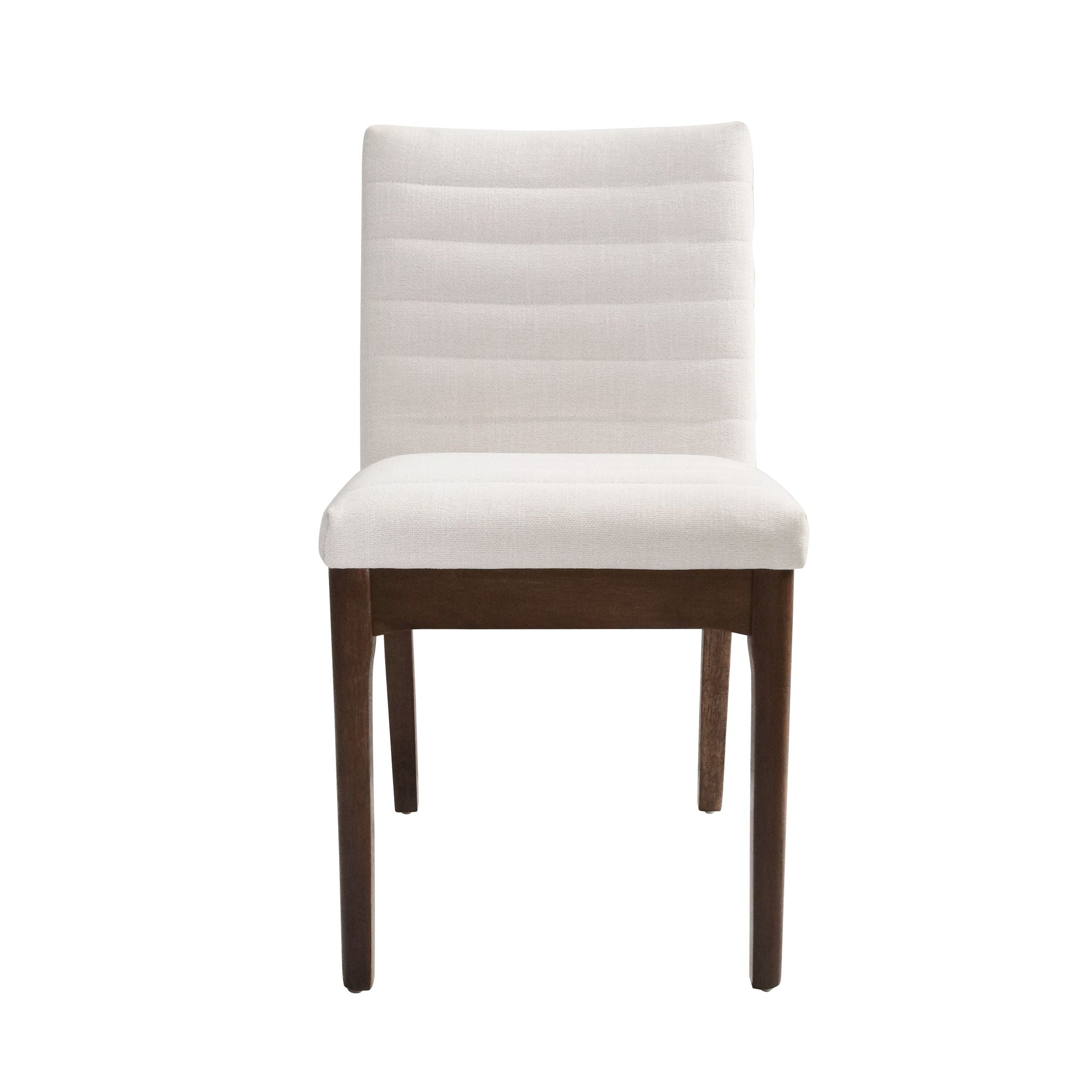 Upholstered Dining Chairs With Rubber Legs (Set of 2)