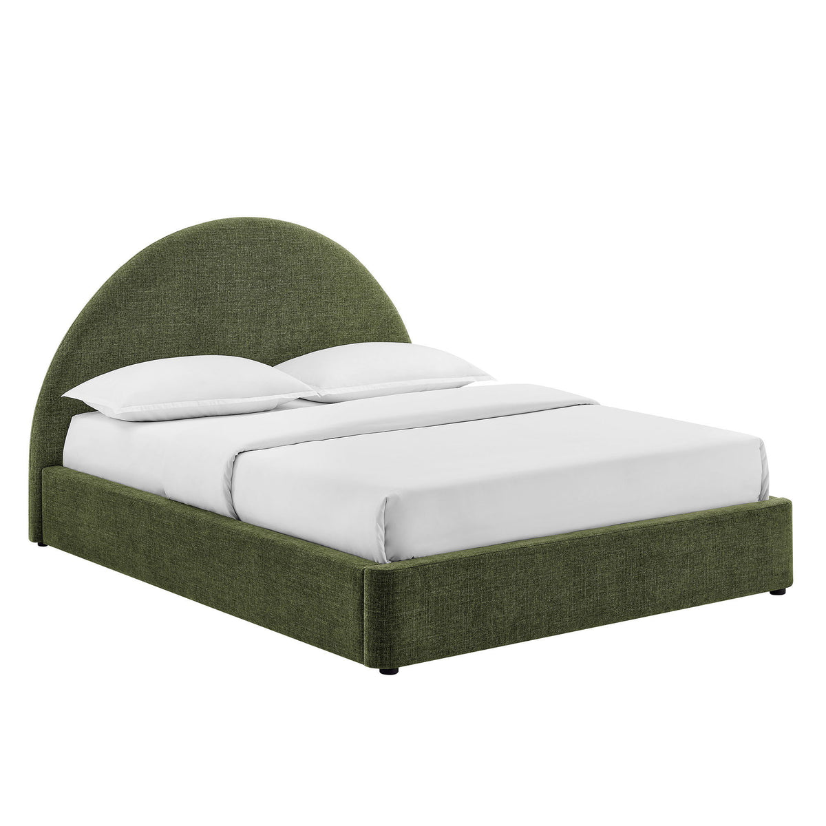Resort Full Arched Upholstered Fabric Storage Platform Bed Frame by Modway