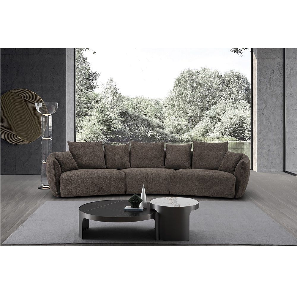 ACME Bash - Sofa With 7 Pillows - Dark Brown | Meri Furniture