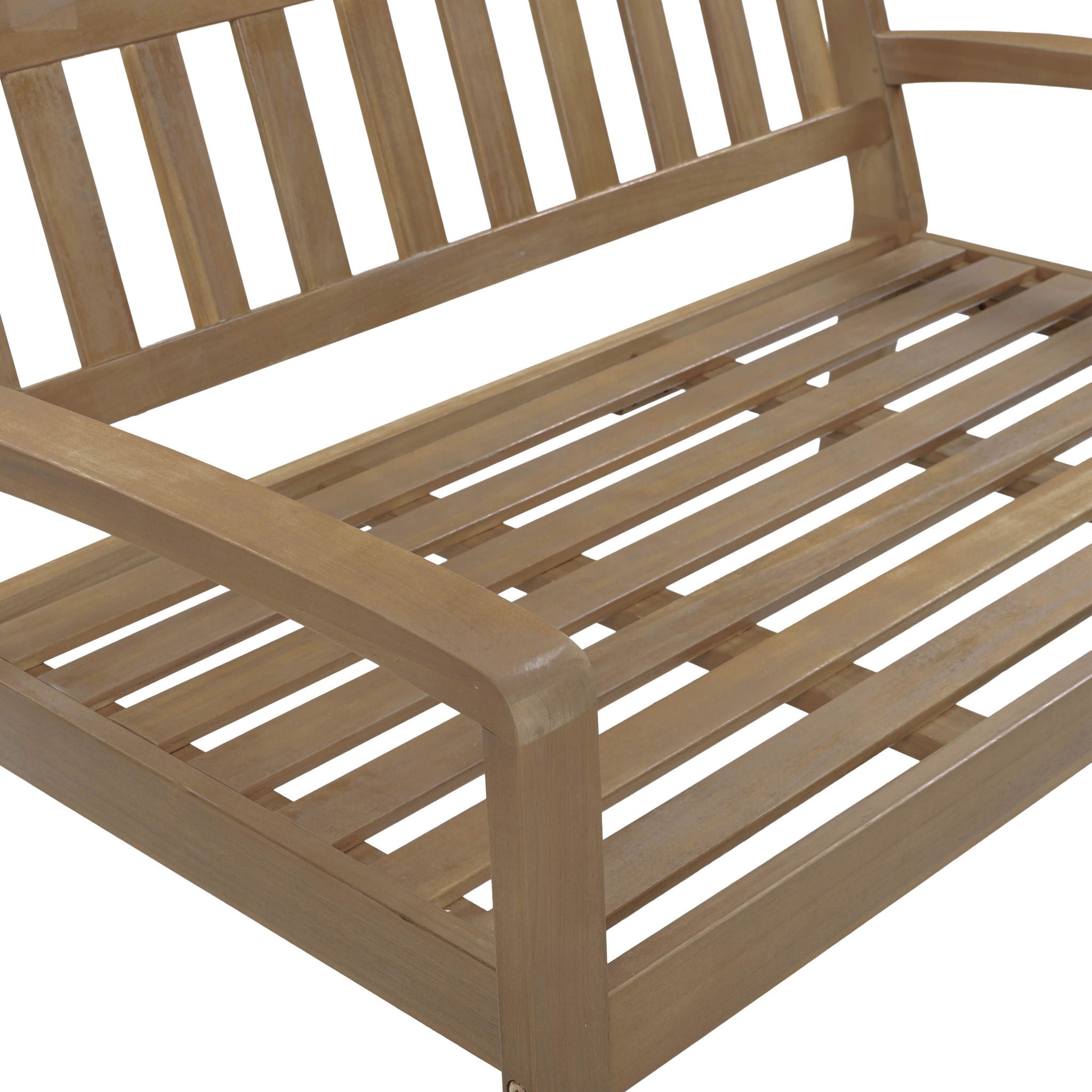 2 Piece Outdoor Conversation Set (Loveseat & Coffee Table With Water-Resistant Cushions)