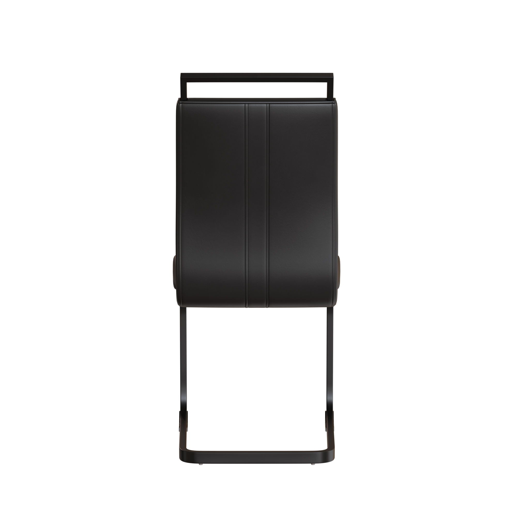 Modern Dining Chairs With High Back Upholstered Design Metal Legs