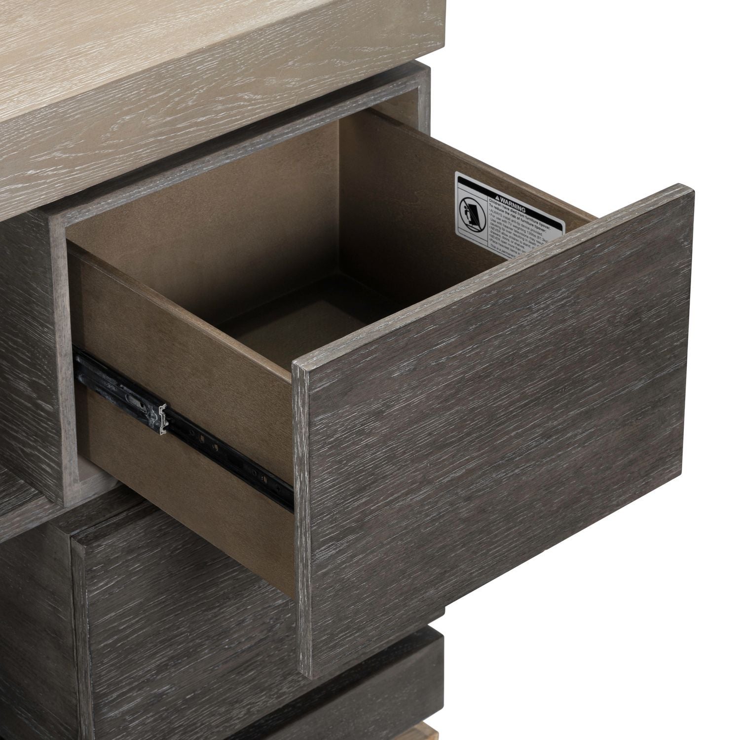 Piedmont - 84'' TV Console - Charcoal / Ash