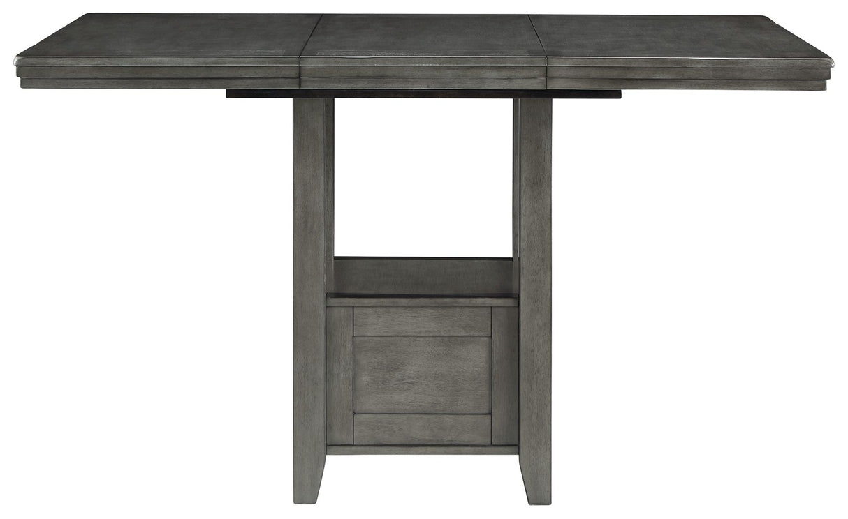 Ashley Furniture Hallanden - Gray - Rectangular Dining Room Counter Extension Table | Meri Furniture