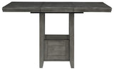 Ashley Furniture Hallanden - Gray - Rectangular Dining Room Counter Extension Table | Meri Furniture